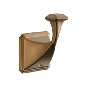 D693530BZ Virage Robe Hook Bathroom Accessory - Brilliance Brushed Bronze D693530BZ Virage Robe Hook Bathroom Accessory - Brilliance Brushed Bronze