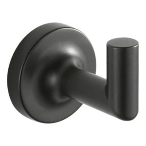 D693575BL Odin Robe Hook Bathroom Accessory - Matte Black D693575BL Odin Robe Hook Bathroom Accessory - Matte Black