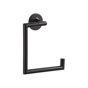 D694675BL Odin Towel Ring Bathroom Accessory - Matte Black D694675BL Odin Towel Ring Bathroom Accessory - Matte Black