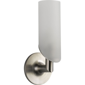 D697075BN Odin 1 Bulb Wall Sconce - Brilliance Brushed Nickel D697075BN Odin 1 Bulb Wall Sconce - Brilliance Brushed Nickel