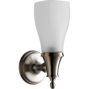 D697085BN Charlotte 1 Bulb Wall Sconce - Brilliance Brushed Nickel D697085BN Charlotte 1 Bulb Wall Sconce - Brilliance Brushed Nickel