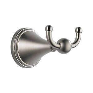 D69535BN Tresa Robe Hook Bathroom Accessory - Brilliance Brushed Nickel D69535BN Tresa Robe Hook Bathroom Accessory - Brilliance Brushed Nickel