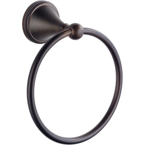 D69546RB Tresa Towel Ring Bathroom Accessory - Venetian Bronze D69546RB Tresa Towel Ring Bathroom Accessory - Venetian Bronze