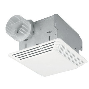 B684 Fan Only Bathroom Fan - White B684 Fan Only Bathroom Fan - White