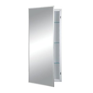 R461P24CH Framed Swing Door Medicine Cabinet - Chrome R461P24CH Framed Swing Door Medicine Cabinet - Chrome
