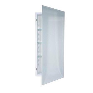 R868P34WHG Frameless Swing Door Medicine Cabinet - White R868P34WHG Frameless Swing Door Medicine Cabinet - White
