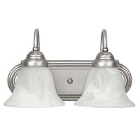 Bathroom Lighting (2 Bulbs) 14" Width Bathroom Lighting (2 Bulbs) 14" Width