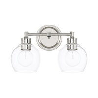 Bathroom Lighting (2 Bulbs) 14-1/2" Width Bathroom Lighting (2 Bulbs) 14-1/2" Width