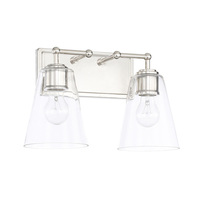 Bathroom Lighting (2 Bulbs) 14-3/4" Width Bathroom Lighting (2 Bulbs) 14-3/4" Width