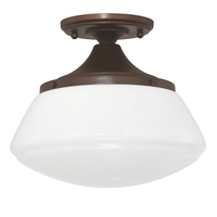 Semi Flush Mount 10-2/5" Width Semi Flush Mount 10-2/5" Width