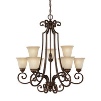 Mid Sized Chandelier 31-1/2" Width Mid Sized Chandelier 31-1/2" Width