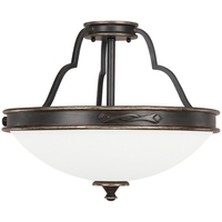 Semi Flush Mount 16-1/2" Width Semi Flush Mount 16-1/2" Width