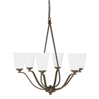 Mid Sized Chandelier 27-1/4" Width Mid Sized Chandelier 27-1/4" Width