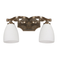 Bathroom Lighting (2 Bulbs) 16-1/4" Width Bathroom Lighting (2 Bulbs) 16-1/4" Width