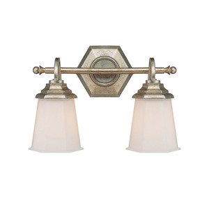 C1067WG101 Fifth Avenue 2 Bulb Bathroom Lighting - Winter Gold C1067WG101 Fifth Avenue 2 Bulb Bathroom Lighting - Winter Gold