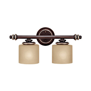 C1132CZ296 Park Place 2 Bulb Bathroom Lighting - Champagne Bronze C1132CZ296 Park Place 2 Bulb Bathroom Lighting - Champagne Bronze