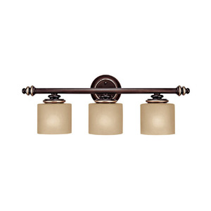 C1133CZ296 Park Place 3 Bulb Bathroom Lighting - Champagne Bronze C1133CZ296 Park Place 3 Bulb Bathroom Lighting - Champagne Bronze