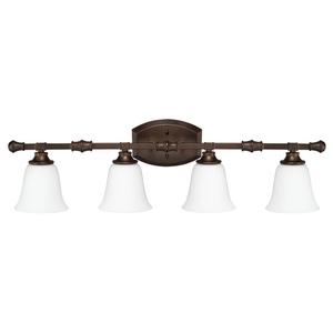 C1334BB242 Belmont 4 or More Bulb Bathroom Lighting - Burnished Bronze C1334BB242 Belmont 4 or More Bulb Bathroom Lighting - Burnished Bronze