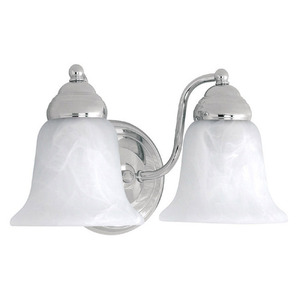 C1362CH117 2 Bulb Bathroom Lighting - Chrome C1362CH117 2 Bulb Bathroom Lighting - Chrome