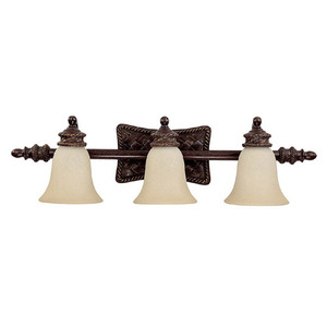 C1393WB252 Chatham 3 Bulb Bathroom Lighting - Weather Brown C1393WB252 Chatham 3 Bulb Bathroom Lighting - Weather Brown