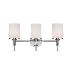 C1398PN105 Studio 3 Bulb Bathroom Lighting - Polished Nickel C1398PN105 Studio 3 Bulb Bathroom Lighting - Polished Nickel