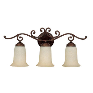 C1483BB251 Cumberland 3 Bulb Bathroom Lighting - Burnished Bronze C1483BB251 Cumberland 3 Bulb Bathroom Lighting - Burnished Bronze