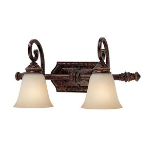 C1522CB287 Barclay 2 Bulb Bathroom Lighting - Chesterfield Brown C1522CB287 Barclay 2 Bulb Bathroom Lighting - Chesterfield Brown