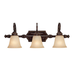 C1523CB287 Barclay 3 Bulb Bathroom Lighting - Chesterfield Brown C1523CB287 Barclay 3 Bulb Bathroom Lighting - Chesterfield Brown
