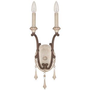C1607FO Chateau Multi Bulb Wall Sconce - French Oak C1607FO Chateau Multi Bulb Wall Sconce - French Oak