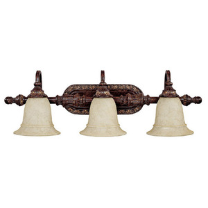 C1673CB283 Chesterfield 3 Bulb Bathroom Lighting - Chesterfield Brown C1673CB283 Chesterfield 3 Bulb Bathroom Lighting - Chesterfield Brown