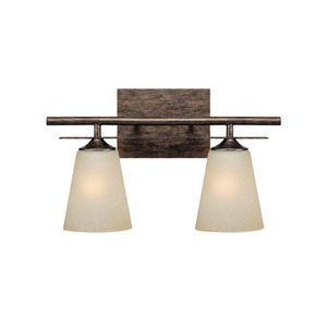 C1737RT131 Soho 2 Bulb Bathroom Lighting - Rustic C1737RT131 Soho 2 Bulb Bathroom Lighting - Rustic