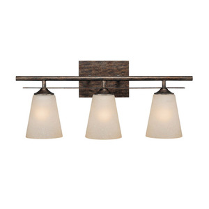 C1738RT131 Soho 3 Bulb Bathroom Lighting - Rustic C1738RT131 Soho 3 Bulb Bathroom Lighting - Rustic