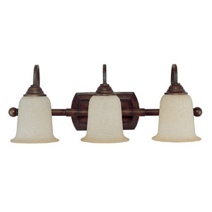 C1793BB293 Vanity 3 Bulb Bathroom Lighting - Burnished Bronze C1793BB293 Vanity 3 Bulb Bathroom Lighting - Burnished Bronze