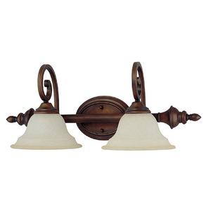 C1802BB292 Chandler 2 Bulb Bathroom Lighting - Burnished Bronze C1802BB292 Chandler 2 Bulb Bathroom Lighting - Burnished Bronze