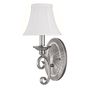 C1842MN435 Hammond 1 Bulb Wall Sconce - Matte Nickel C1842MN435 Hammond 1 Bulb Wall Sconce - Matte Nickel