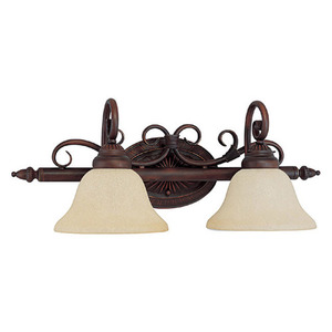C1852MZ257 Hammond 2 Bulb Bathroom Lighting - Mediterranean Bronze C1852MZ257 Hammond 2 Bulb Bathroom Lighting - Mediterranean Bronze