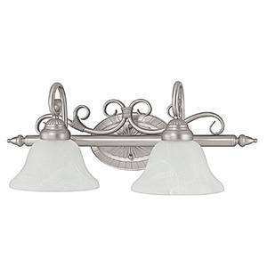 C1852MN225 Hammond 2 Bulb Bathroom Lighting - Matte Nickel C1852MN225 Hammond 2 Bulb Bathroom Lighting - Matte Nickel