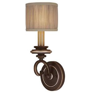 C1951CZ406 Park Place 1 Bulb Wall Sconce - Champagne Bronze C1951CZ406 Park Place 1 Bulb Wall Sconce - Champagne Bronze