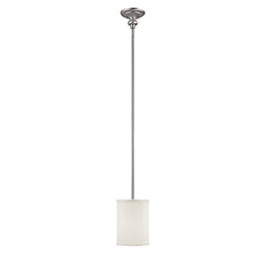 C1971MN461 Midtown Drum Pendant Pendant Light - Matte Nickel C1971MN461 Midtown Drum Pendant Pendant Light - Matte Nickel