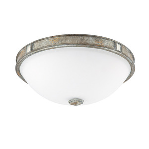 C2005SG Palazzo Flush Mount Ceiling Light - Silver / Gold Leaf C2005SG Palazzo Flush Mount Ceiling Light - Silver / Gold Leaf