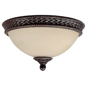 C2185WB Chatham Flush Mount Ceiling Light - Weather Brown C2185WB Chatham Flush Mount Ceiling Light - Weather Brown