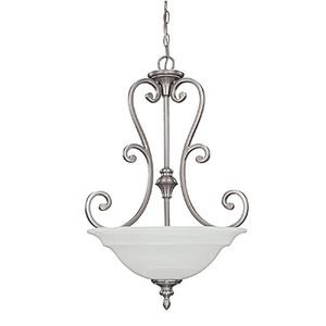 C3076MN Chandler Up Light Pendant Light - Matte Nickel C3076MN Chandler Up Light Pendant Light - Matte Nickel