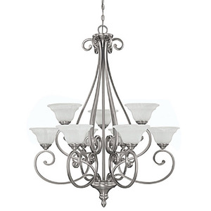 C3079MN222 Chandler Mid Sized Chandelier Chandelier - Matte Nickel C3079MN222 Chandler Mid Sized Chandelier Chandelier - Matte Nickel