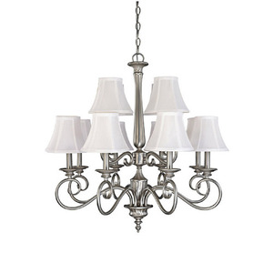 C3147MN426 Hammond Large Foyer Chandelier Chandelier - Matte Nickel C3147MN426 Hammond Large Foyer Chandelier Chandelier - Matte Nickel
