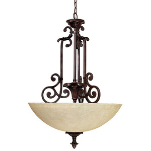 C3263MZ Mediterranean Up Light Pendant Light - Mediterranean Bronze C3263MZ Mediterranean Up Light Pendant Light - Mediterranean Bronze