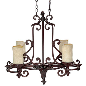 C3264MZ125 Mediterranean Mid Sized Chandelier Chandelier - Mediterranean Bronze C3264MZ125 Mediterranean Mid Sized Chandelier Chandelier - Mediterranean Bronze