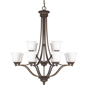 C3412BB242 Belmont Large Foyer Chandelier Chandelier - Burnished Bronze C3412BB242 Belmont Large Foyer Chandelier Chandelier - Burnished Bronze