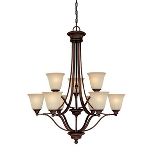 C3419BB287 Belmont Large Foyer Chandelier Chandelier - Burnished Bronze C3419BB287 Belmont Large Foyer Chandelier Chandelier - Burnished Bronze