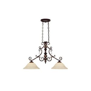 C3517CBCR Manchester Linear Pendant Pendant Light - Chesterfield Brown C3517CBCR Manchester Linear Pendant Pendant Light - Chesterfield Brown