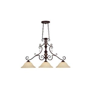 C3518CBCR Manchester Linear Pendant Pendant Light - Chesterfield Brown C3518CBCR Manchester Linear Pendant Pendant Light - Chesterfield Brown